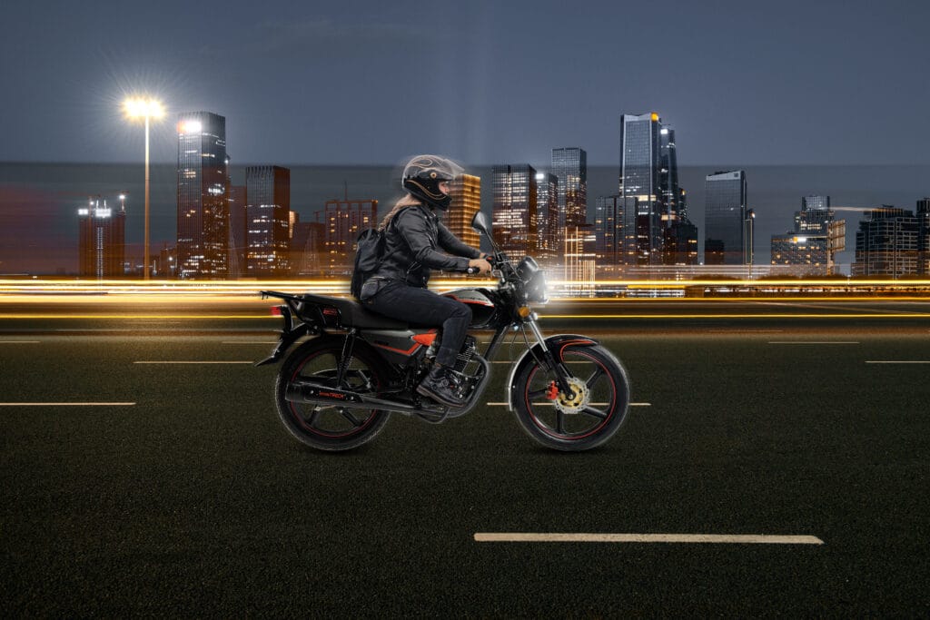 Motocicleta para repartidores